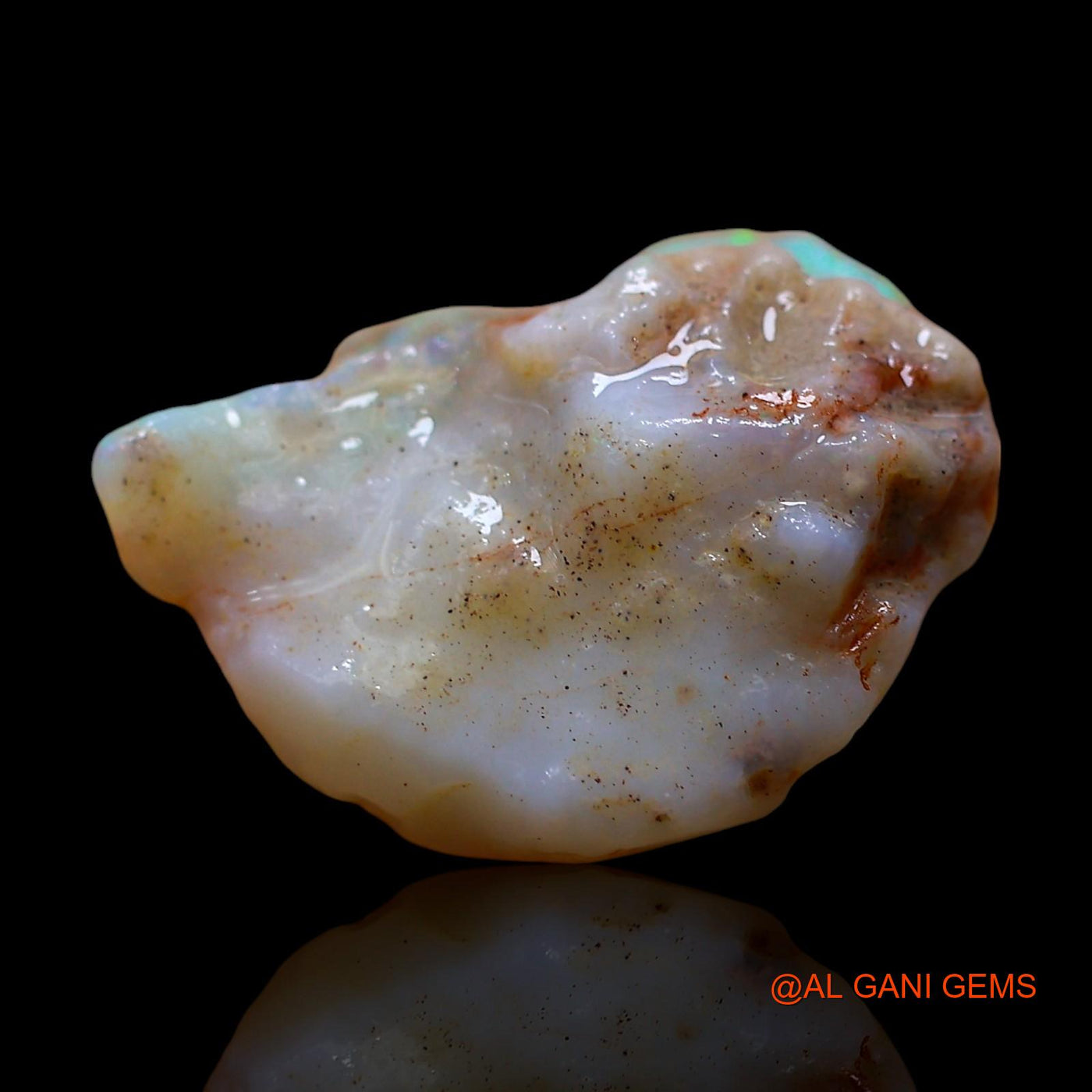 9.00 Cts Natural Australian Fire Opal Loose Gemstone Fancy Rough 18x15x8 mm RE-468
