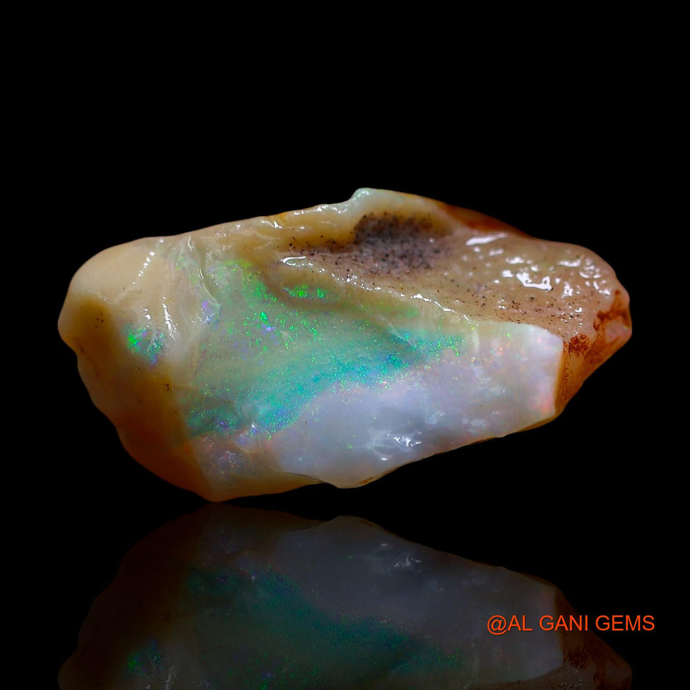 7.00 Cts Natural Australian Fire Opal Loose Gemstone Fancy Rough 19x12x9 mm RE-470