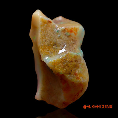 7.00 Cts Natural Australian Fire Opal Loose Gemstone Fancy Rough 19x12x9 mm RE-470