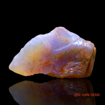 Natural Untreated Fire Opal Loose Gemstone Fancy Rough From Australia 6.00 Cts 19x11x7 mm RE-473