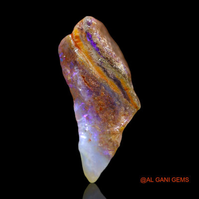 Natural Untreated Fire Opal Loose Gemstone Fancy Rough From Australia 6.00 Cts 19x11x7 mm RE-473