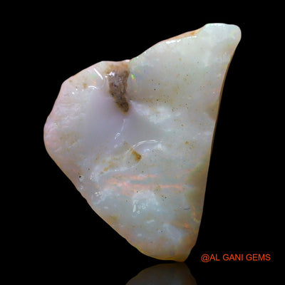Natural Untreated Fire Opal Loose Gemstone Fancy Rough From Australia 5.00 Cts 19x13x4 mm RE-47