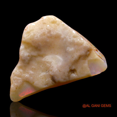 Natural Untreated Fire Opal Loose Gemstone Fancy Rough From Australia 5.00 Cts 19x13x4 mm RE-47