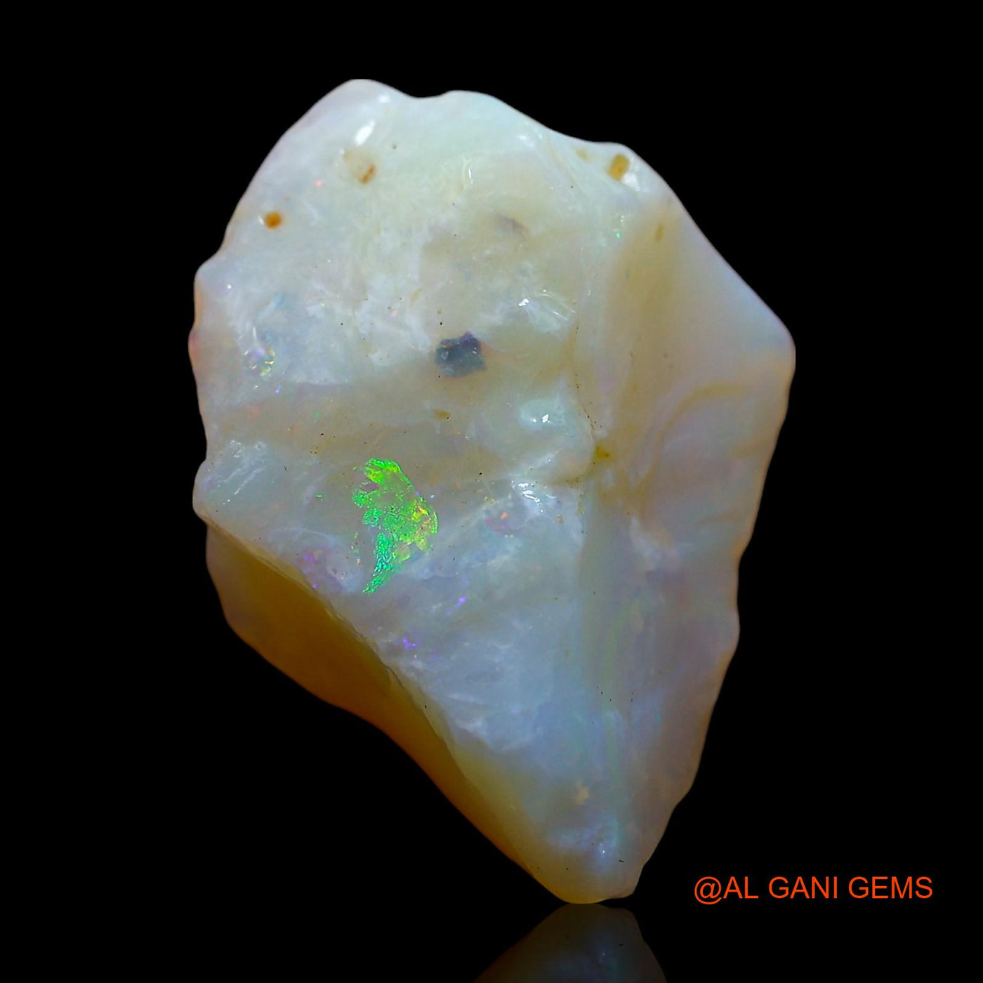 8.00 Cts Natural Australian Fire Opal Loose Gemstone Fancy Rough 20x14x7 mm RE-482
