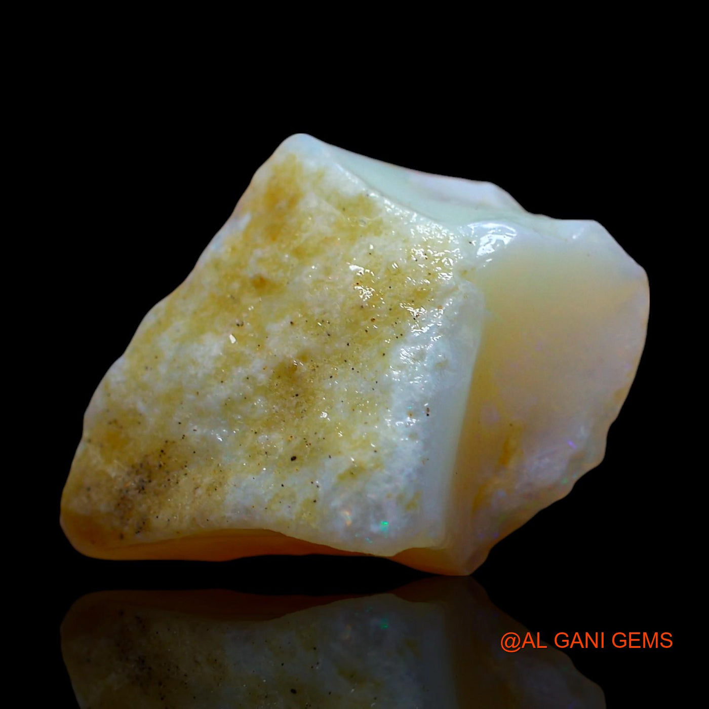 8.00 Cts Natural Australian Fire Opal Loose Gemstone Fancy Rough 20x14x7 mm RE-482