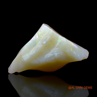 Natural Untreated Fire Opal Loose Gemstone Fancy Rough From Australia 7.00 Cts 21x13x6 mm RE-48
