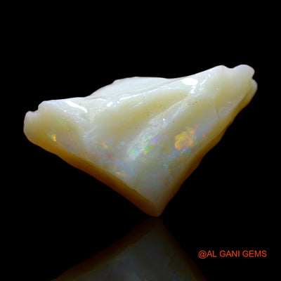 Natural Untreated Fire Opal Loose Gemstone Fancy Rough From Australia 7.00 Cts 21x13x6 mm RE-48