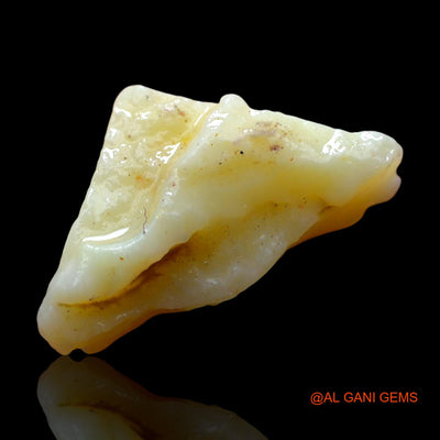 Natural Untreated Fire Opal Loose Gemstone Fancy Rough From Australia 7.00 Cts 21x13x6 mm RE-48