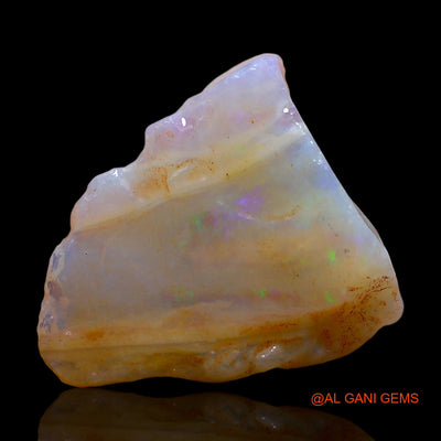 Natural Untreated Fire Opal Loose Gemstone Fancy Rough From Australia 6.00 Cts 16x14x5 mm RE-493