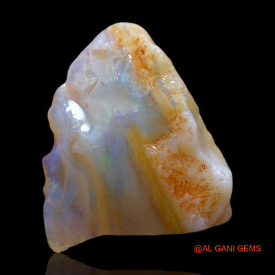 Natural Untreated Fire Opal Loose Gemstone Fancy Rough From Australia 6.00 Cts 16x14x5 mm RE-493