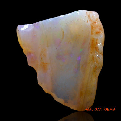 Natural Untreated Fire Opal Loose Gemstone Fancy Rough From Australia 6.00 Cts 16x14x5 mm RE-493