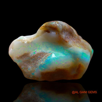 Natural Fire Opal Gemstone 8.00 Cts Loose Fancy Rough From Australia 17x12x8 mm RE-495