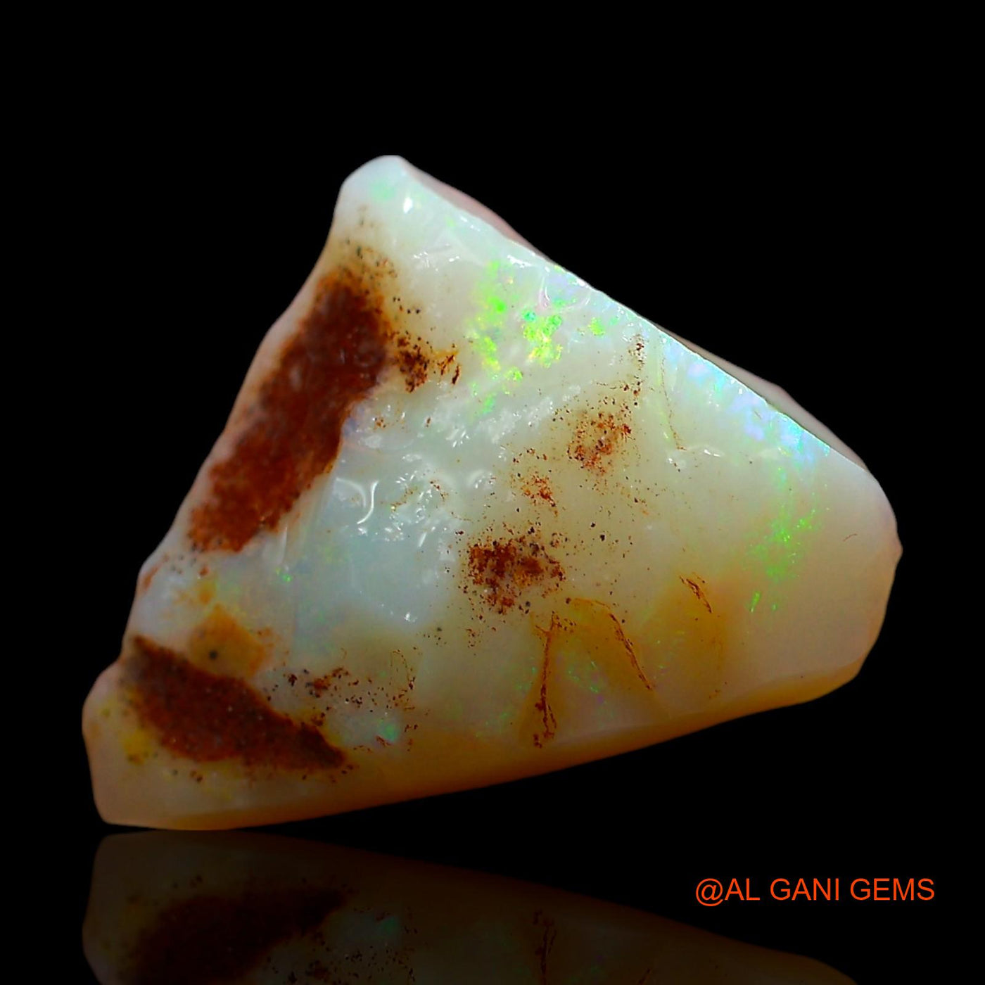 5.00 Cts Natural Australian Fire Opal Fancy Rough Loose Gemstone For Jewelry 17x13x5 mm RE-499