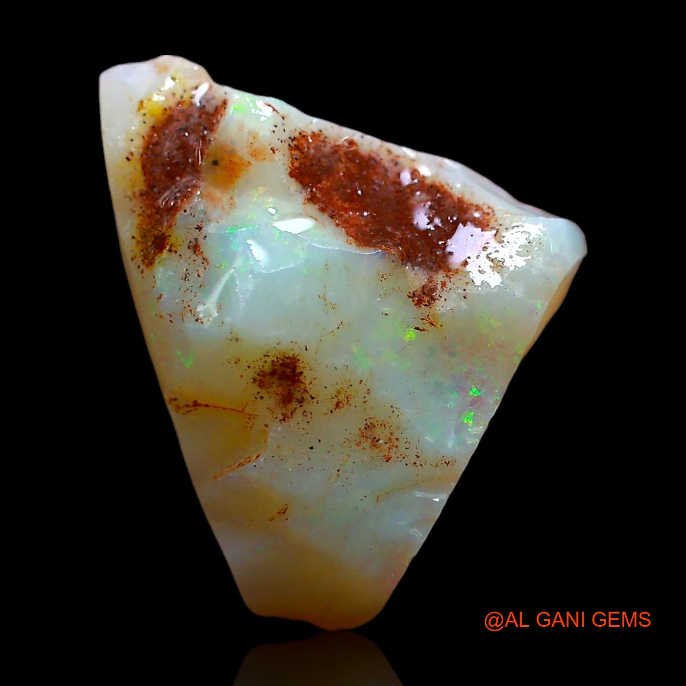 5.00 Cts Natural Australian Fire Opal Fancy Rough Loose Gemstone For Jewelry 17x13x5 mm RE-499
