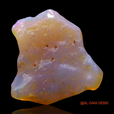 7.00 Cts Natural Australian Fire Opal Loose Gemstone Fancy Rough 18x17x4 mm RE-49
