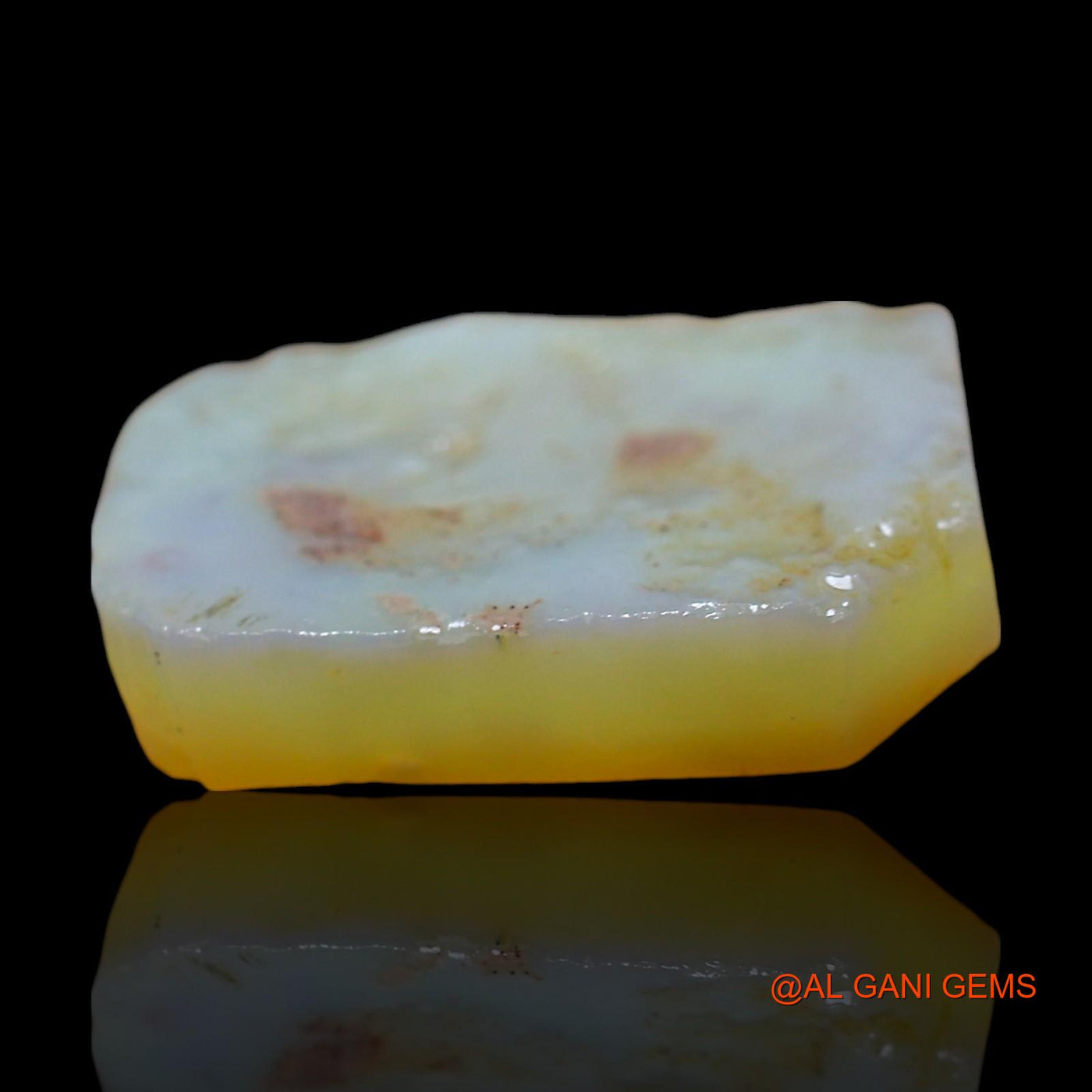13.00 Cts Natural Australian Fire Opal Loose Gemstone Fancy Rough 21x16x4 mm RE-4