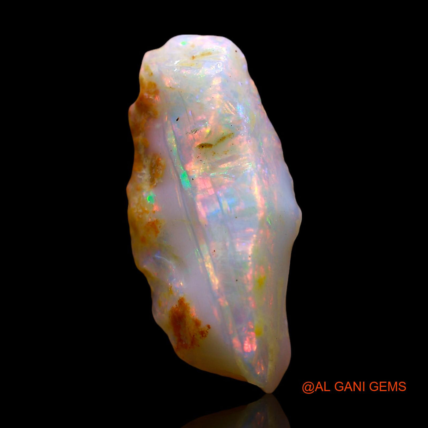 4.00 Cts Natural Australian Fire Opal Fancy Rough Loose Gemstone For Jewelry 20x9x4 mm RE-502