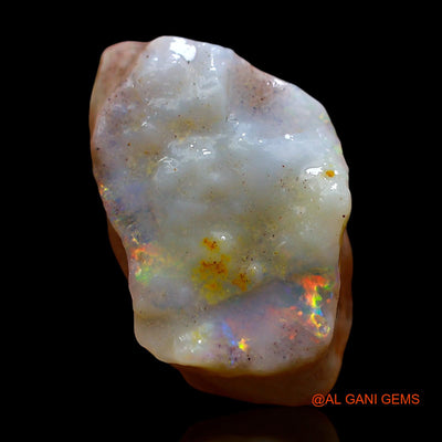 Natural Untreated Fire Opal Loose Gemstone Fancy Rough From Australia 9.00 Cts 18x11x9 mm RE-503