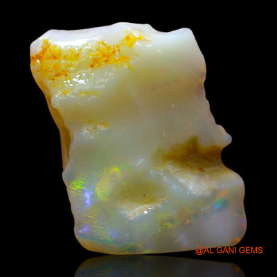 Natural Fire Opal Gemstone 7.00 Cts Loose Fancy Rough From Australia 16x13x6 mm RE-50