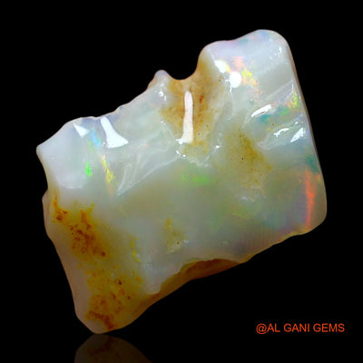 Natural Fire Opal Gemstone 7.00 Cts Loose Fancy Rough From Australia 16x13x6 mm RE-50