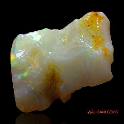 Natural Fire Opal Gemstone 7.00 Cts Loose Fancy Rough From Australia 16x13x6 mm RE-50