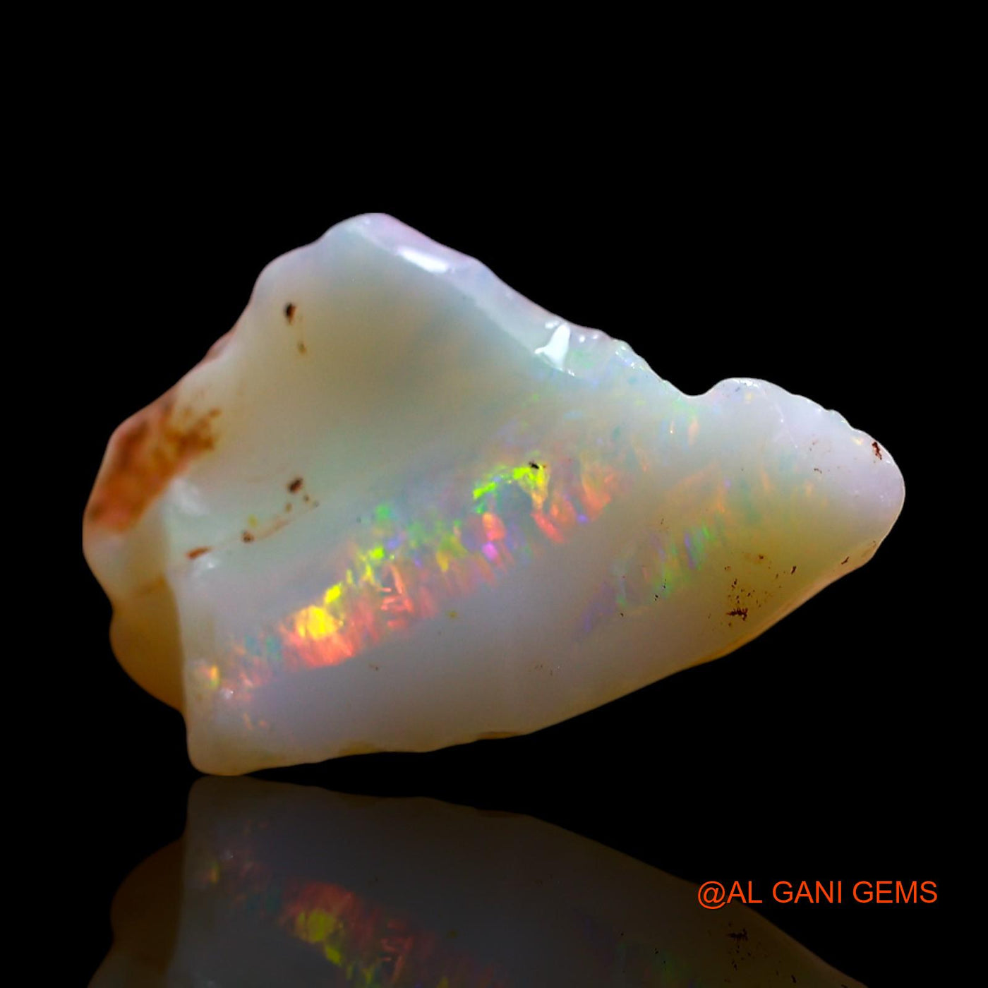 5.00 Cts Natural Australian Fire Opal Loose Gemstone Fancy Rough 17x10x8 mm RE-514