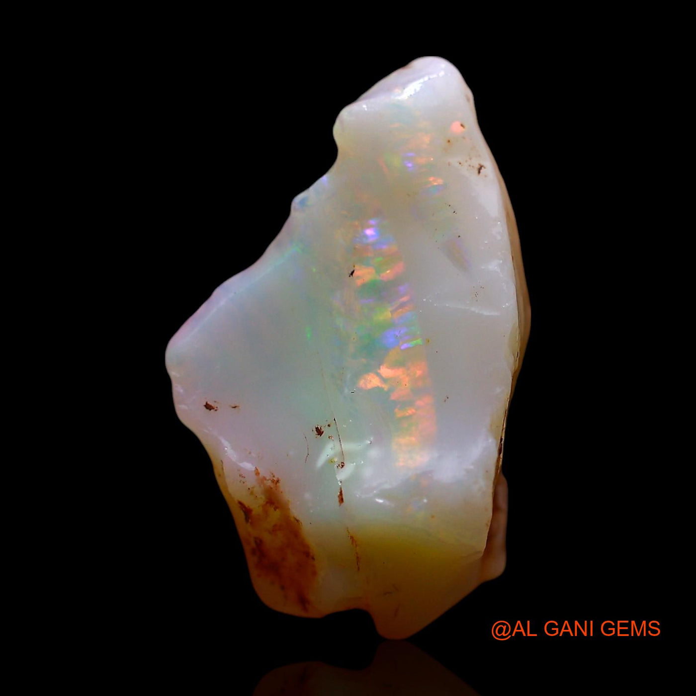 5.00 Cts Natural Australian Fire Opal Loose Gemstone Fancy Rough 17x10x8 mm RE-514