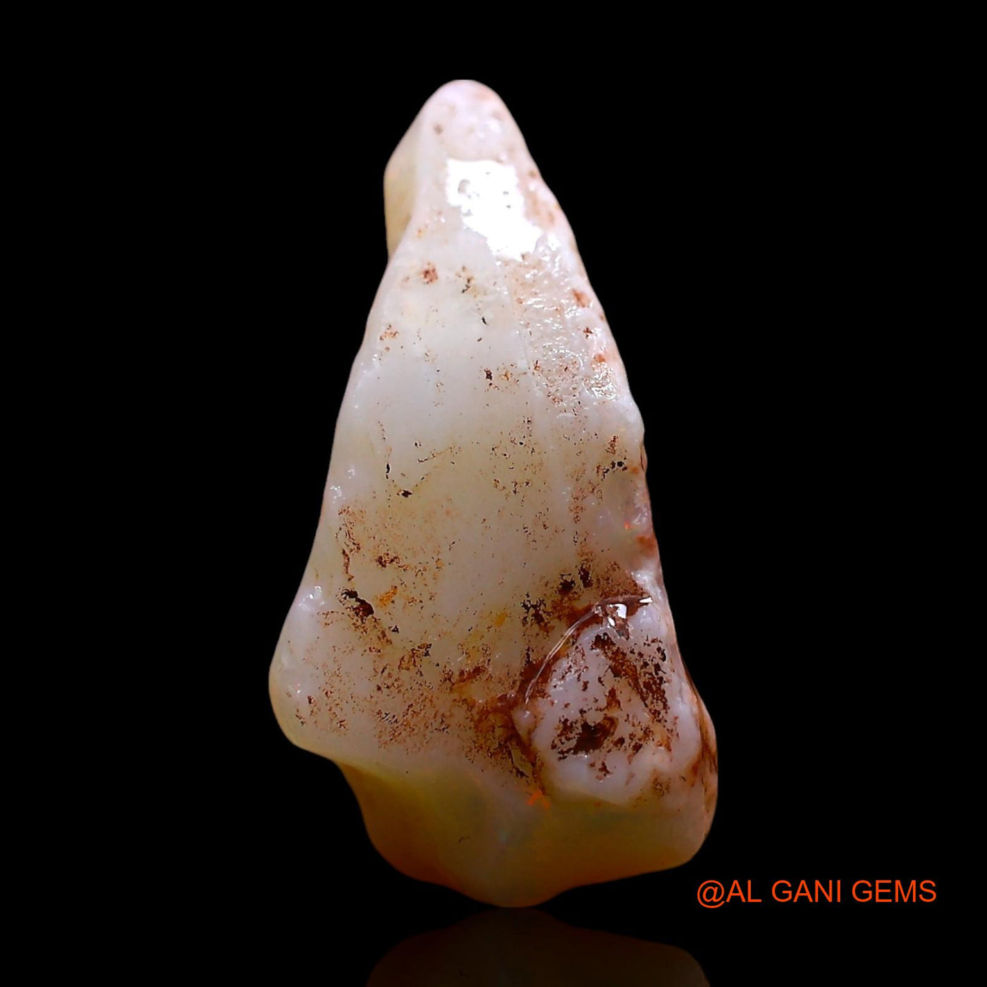 5.00 Cts Natural Australian Fire Opal Loose Gemstone Fancy Rough 17x10x8 mm RE-514