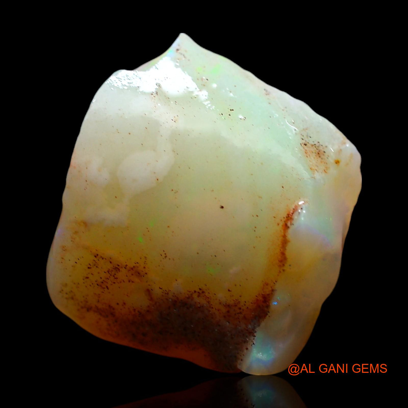 5.00 Cts Natural Australian Fire Opal Loose Gemstone Fancy Rough 15x14x5 mm RE-516