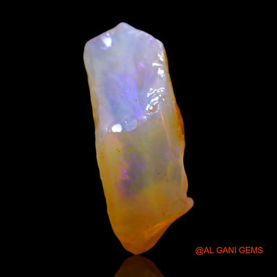 Natural Fire Opal Gemstone 7.00 Cts Loose Fancy Rough From Australia 17x10x6 mm RE-518
