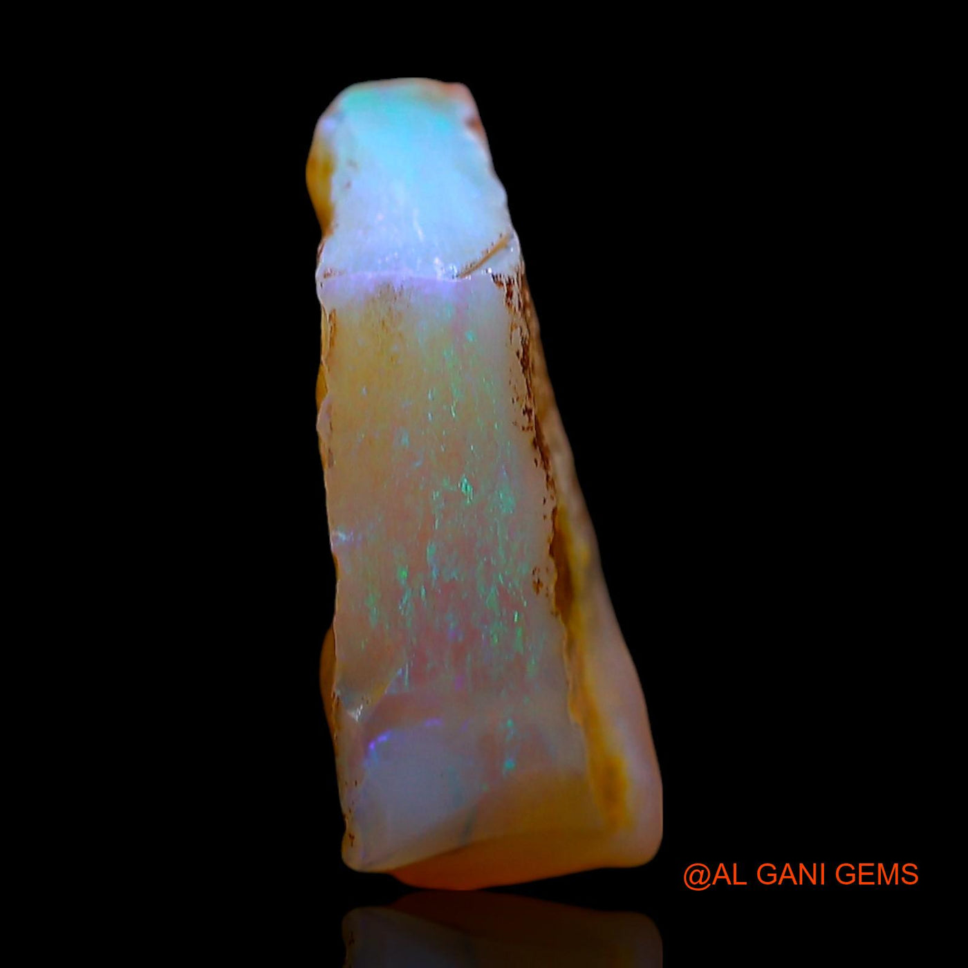 6.00 Cts Natural Australian Fire Opal Loose Gemstone Fancy Rough 16x12x5 mm RE-519
