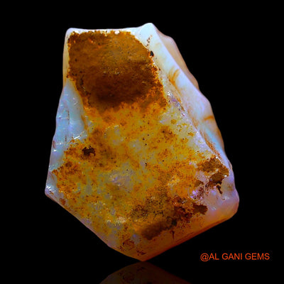 6.00 Cts Natural Australian Fire Opal Loose Gemstone Fancy Rough 16x12x5 mm RE-519