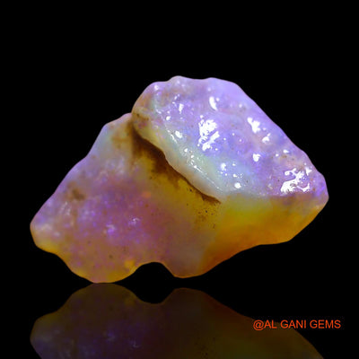 Natural Fire Opal Gemstone 5.00 Cts Loose Fancy Rough From Australia 18x12x7 mm RE-520