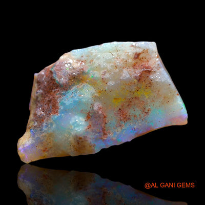 4.00 Cts Unheated Australian Fire Opal Loose Gemstone Fancy Rough Natural 19x12x3 mm RE-521