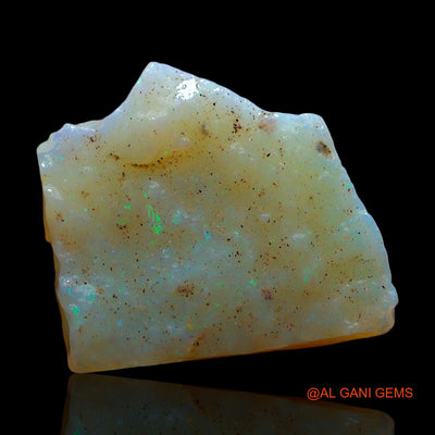 4.00 Cts Natural Australian Fire Opal Loose Gemstone Fancy Rough 15x13x3 mm RE-522