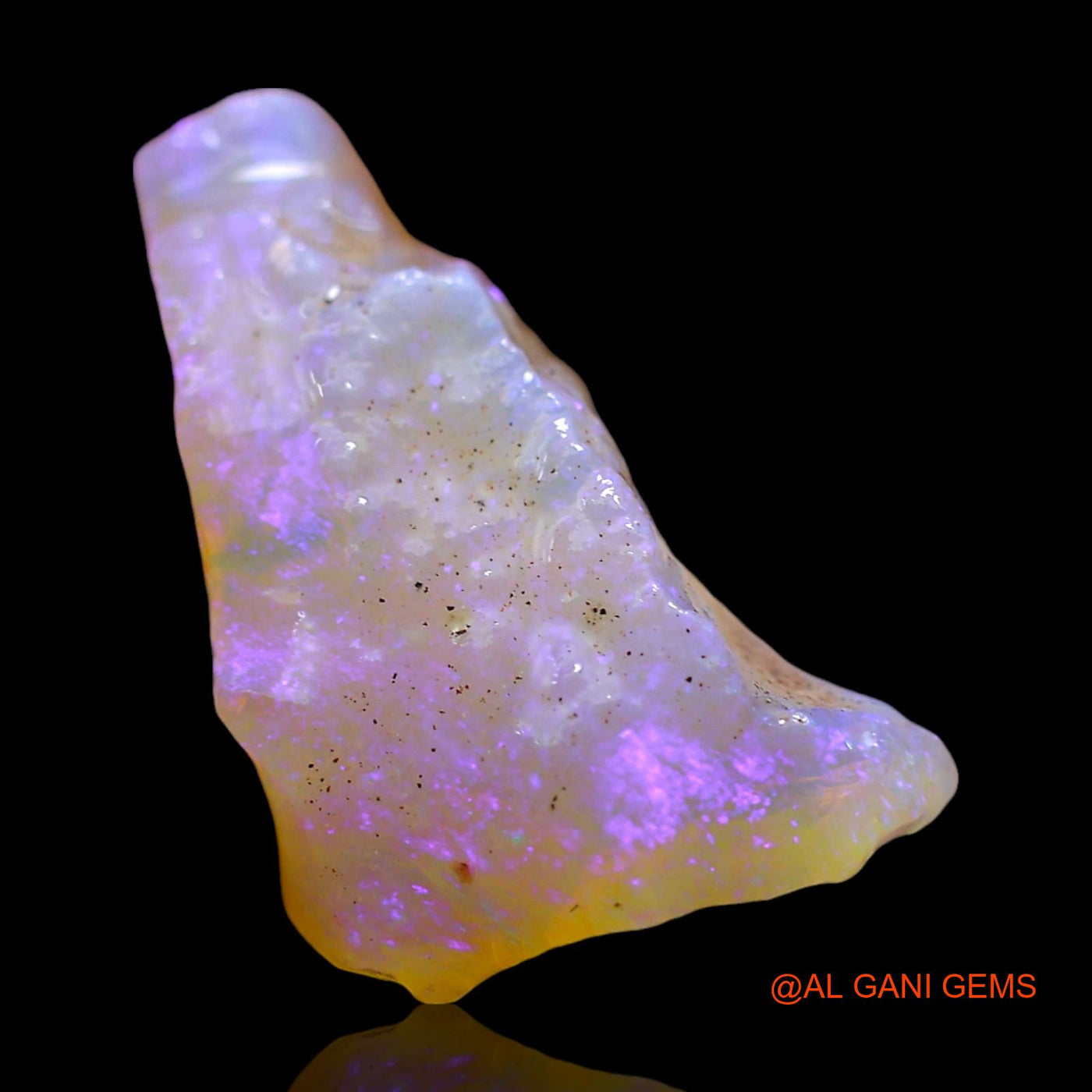 4.00 Cts Natural Australian Fire Opal Loose Gemstone Fancy Rough 16x10x4 mm RE-523