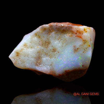Natural Untreated Fire Opal Loose Gemstone Fancy Rough From Australia 5.00 Cts 16x12x4 mm RE-524