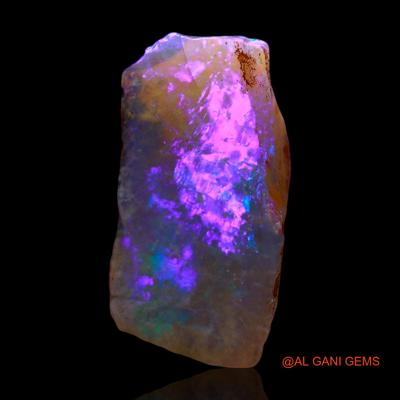 4.00 Cts Natural Australian Fire Opal Loose Gemstone Fancy Rough 17x9x4 mm RE-525
