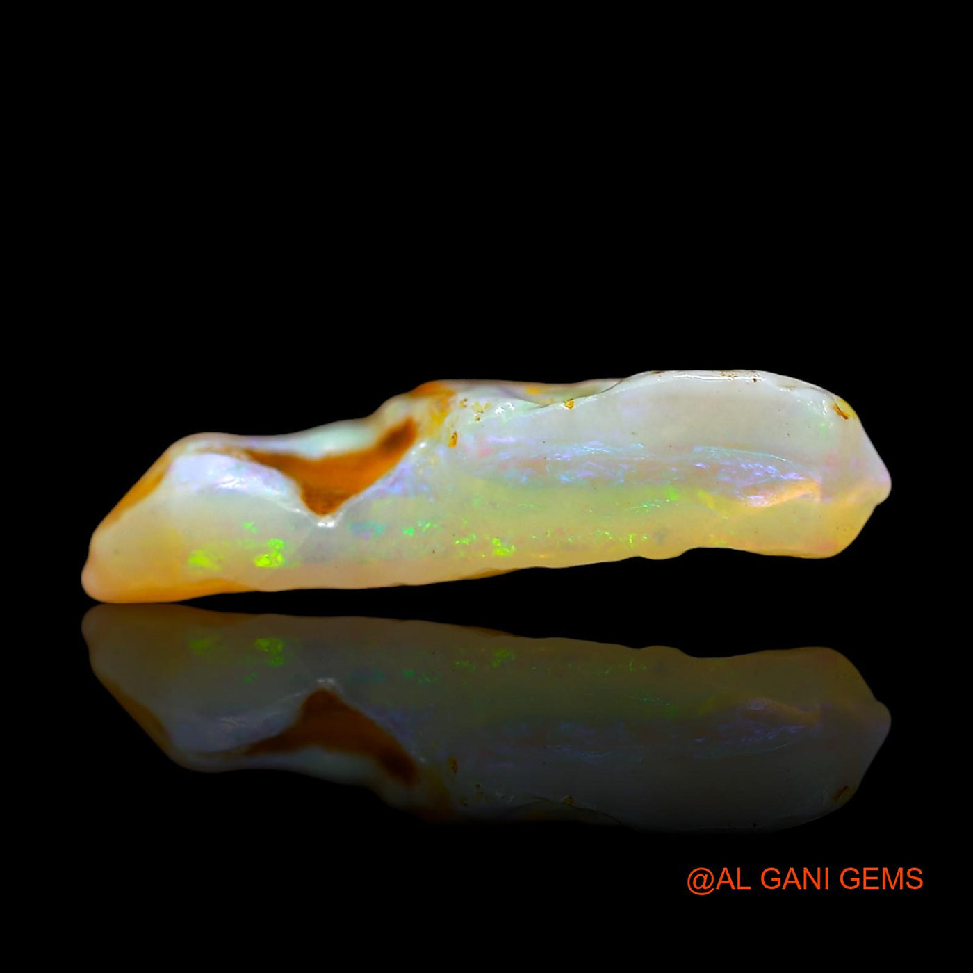 4.00 Cts Natural Australian Fire Opal Loose Gemstone Fancy Rough 18x10x4 mm RE-526