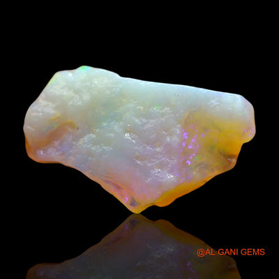 4.00 Cts Natural Australian Fire Opal Loose Gemstone Fancy Rough 18x10x4 mm RE-526