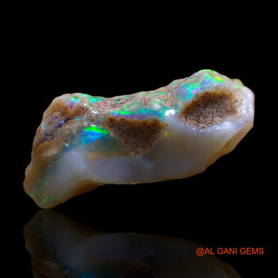5.00 Cts Natural Australian Fire Opal Loose Gemstone Fancy Rough 18x10x7 mm RE-527
