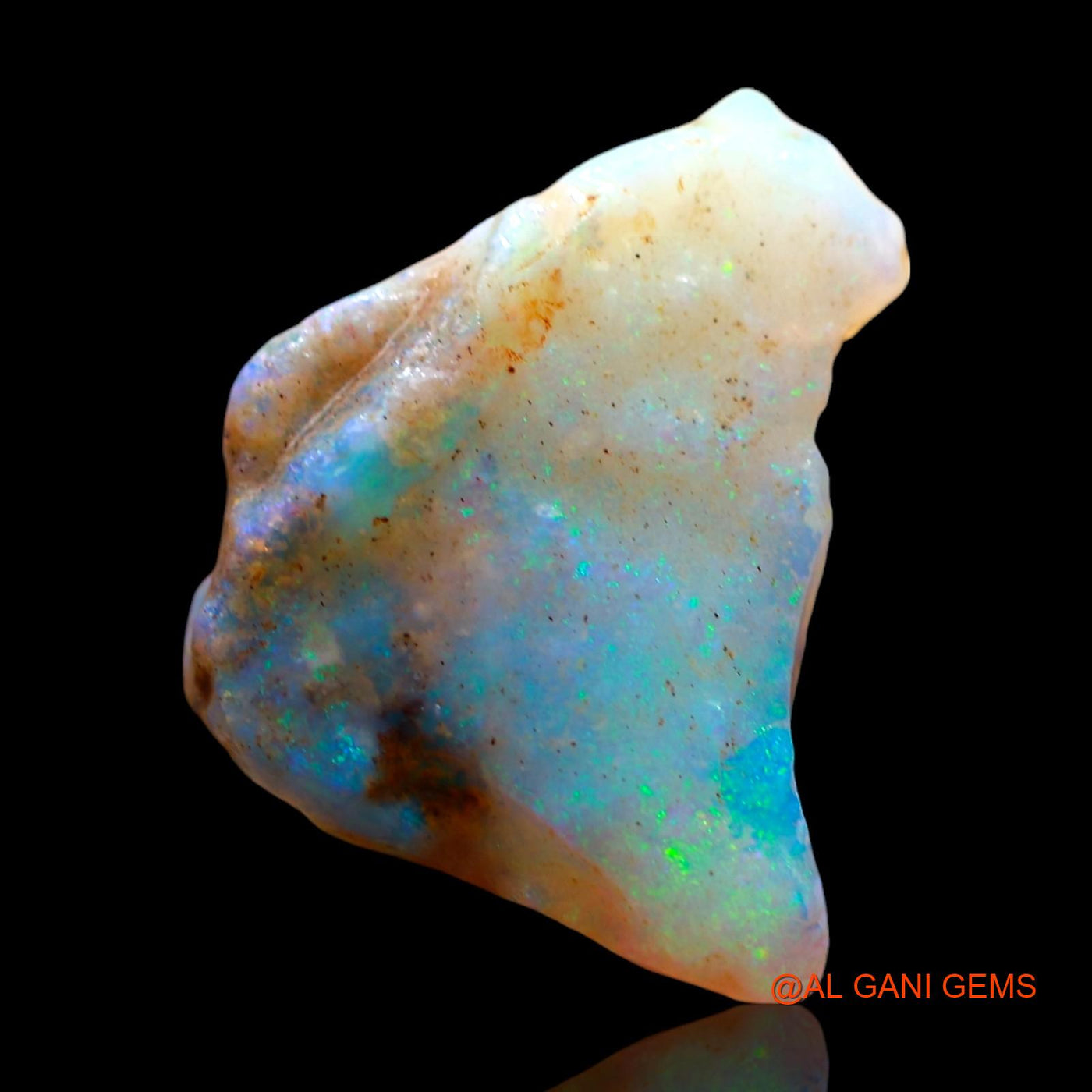 5.00 Cts Unheated Australian Fire Opal Loose Gemstone Fancy Rough Natural 15x12x6 mm RE-528