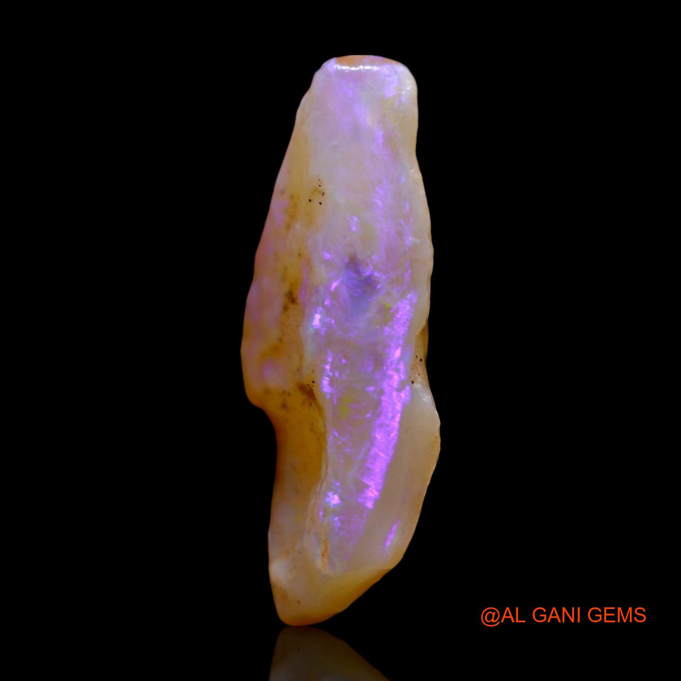 4.00 Cts Natural Australian Fire Opal Loose Gemstone Fancy Rough 20x9x5 mm RE-530