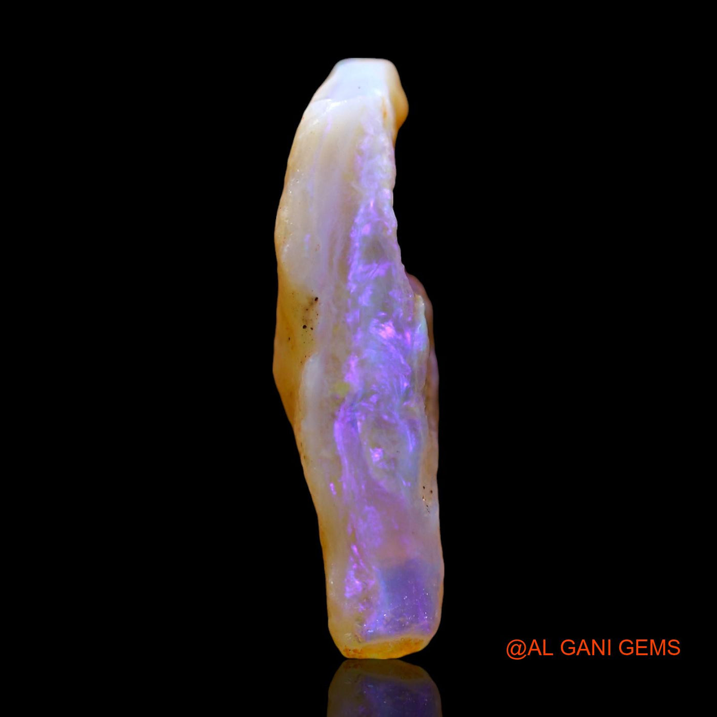 4.00 Cts Natural Australian Fire Opal Loose Gemstone Fancy Rough 20x9x5 mm RE-530