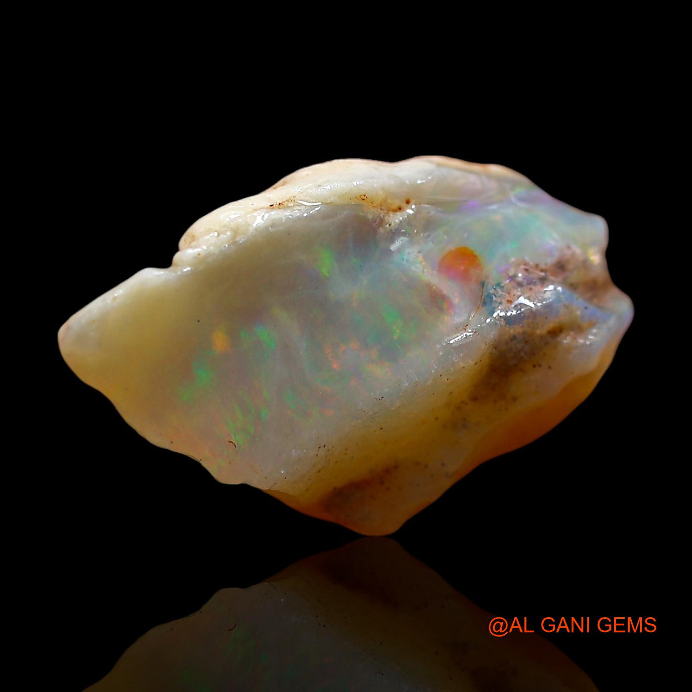 7.00 Cts Unheated Australian Fire Opal Loose Gemstone Fancy Rough Natural 17x12x8 mm RE-531