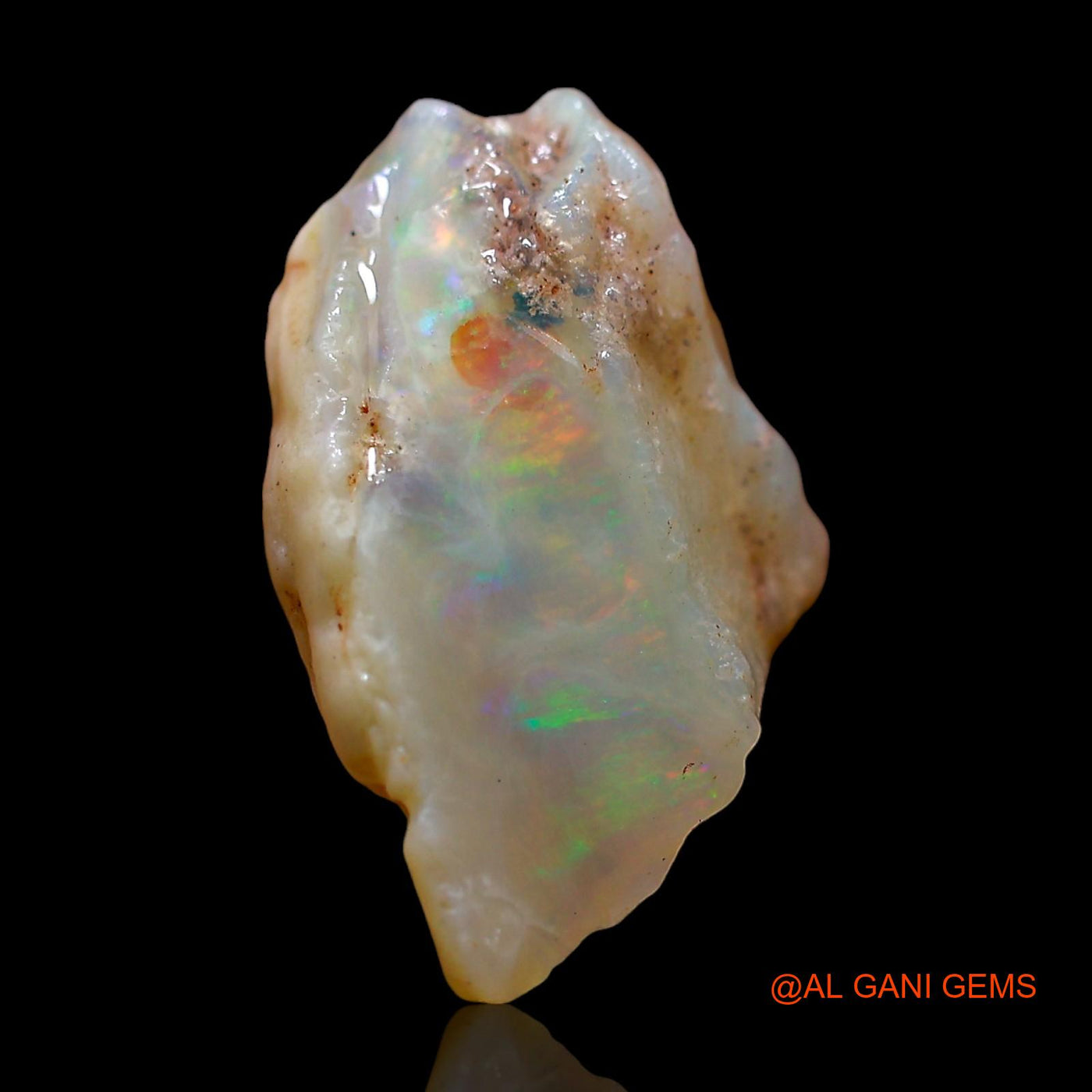 7.00 Cts Unheated Australian Fire Opal Loose Gemstone Fancy Rough Natural 17x12x8 mm RE-531