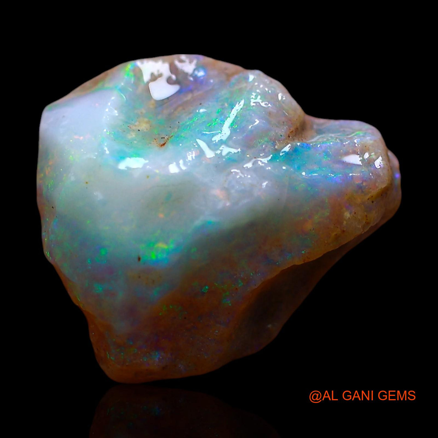 7.00 Cts Natural Australian Fire Opal Fancy Rough Loose Gemstone For Jewelry 15x13x7 mm RE-532