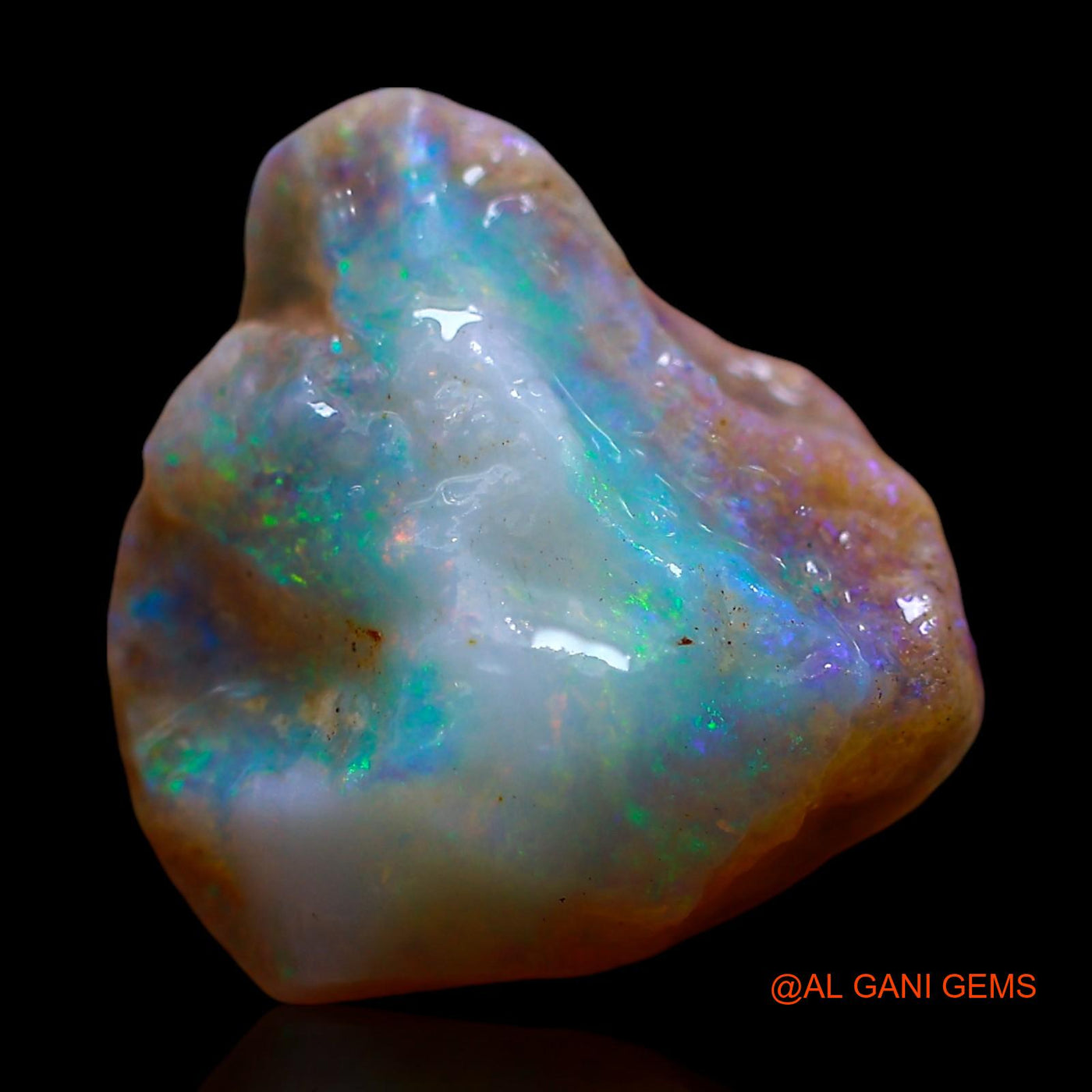 7.00 Cts Natural Australian Fire Opal Fancy Rough Loose Gemstone For Jewelry 15x13x7 mm RE-532