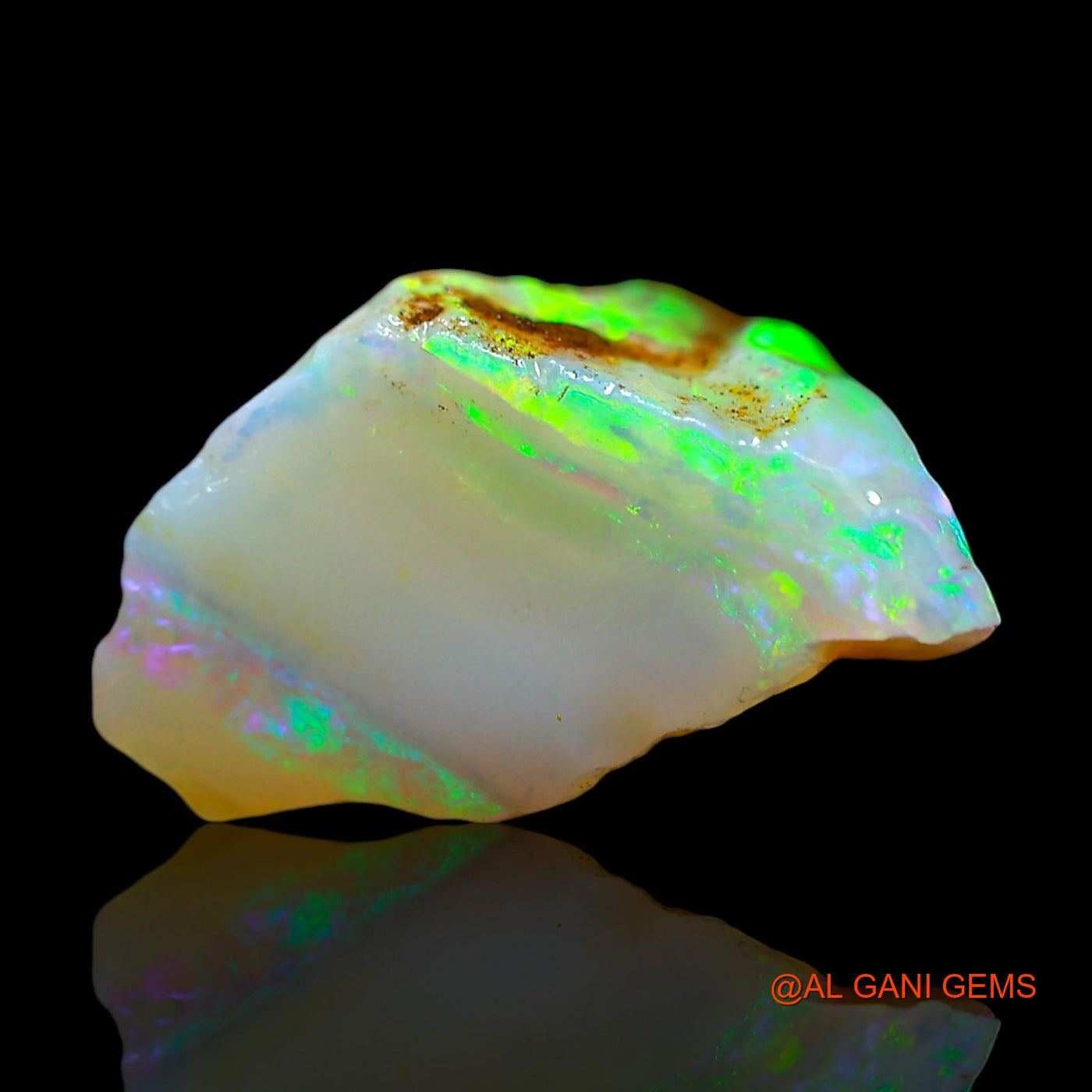 5.00 Cts Natural Australian Fire Opal Loose Gemstone Fancy Rough 15x12x9 mm RE-534