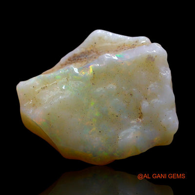 Natural Untreated Fire Opal Loose Gemstone Fancy Rough From Australia 5.00 Cts 16x13x4 mm RE-538